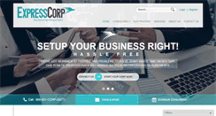 Desktop Screenshot of expresscorpservices.com